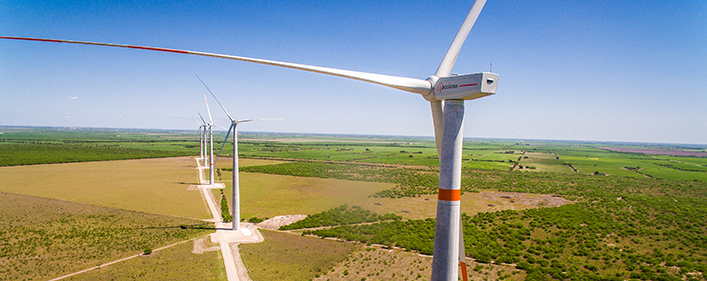 Un parque eólico de Acciona es la primera instalación energética en operación comercial en el nuevo mercado eléctrico mayorista de México