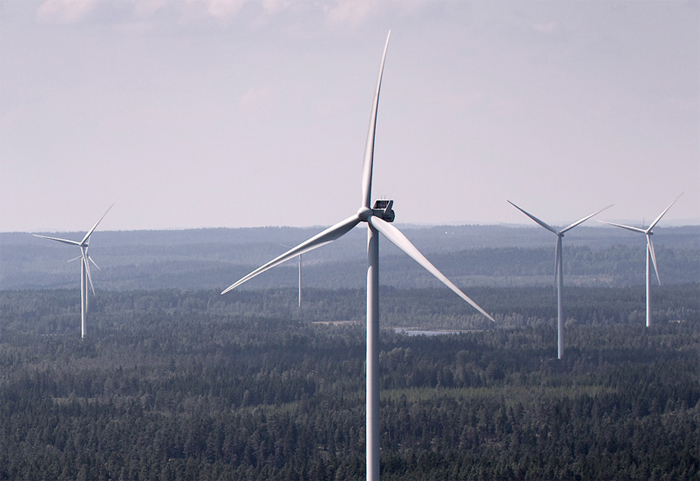 Vestas instalará 22 aerogeneradores de 4,2 MW en un parque eólico en Suecia