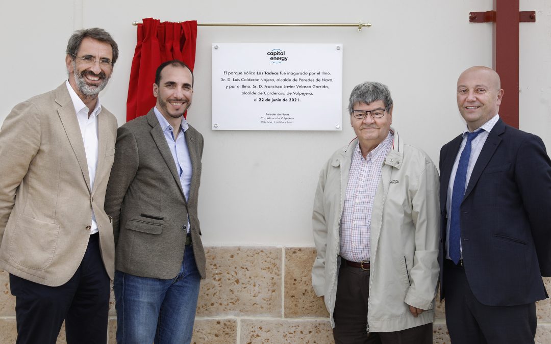 Capital Energy inaugura su primer parque eólico en Castilla y León, Las Tadeas, de 39 MW