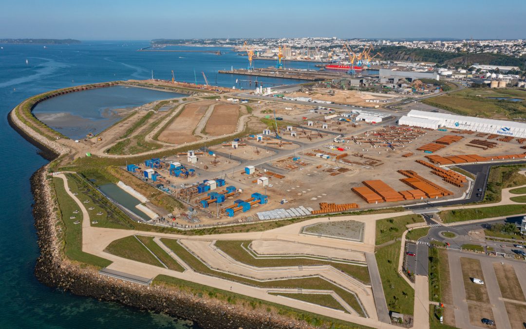 Haizea Breizh selecciona a SPIE para el montaje de torres en el puerto de Brest