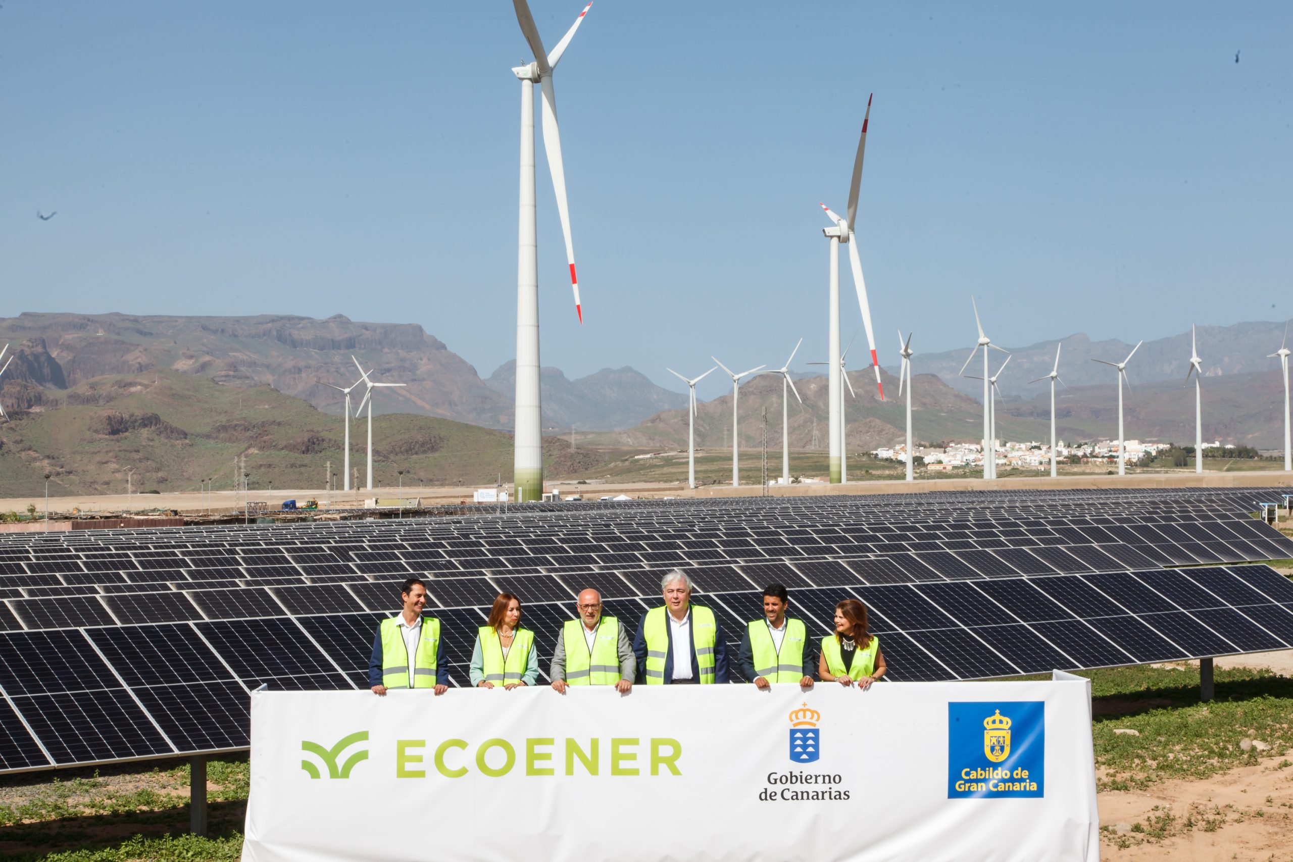 Ecoener inaugura el mayor complejo de generación de energías renovables de las islas Canarias