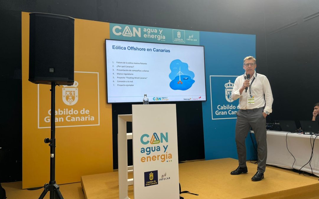 Naturgy presenta en Canagua su proyecto de eólica marina junto a Equinor para contribuir a la transición energética del archipiélago