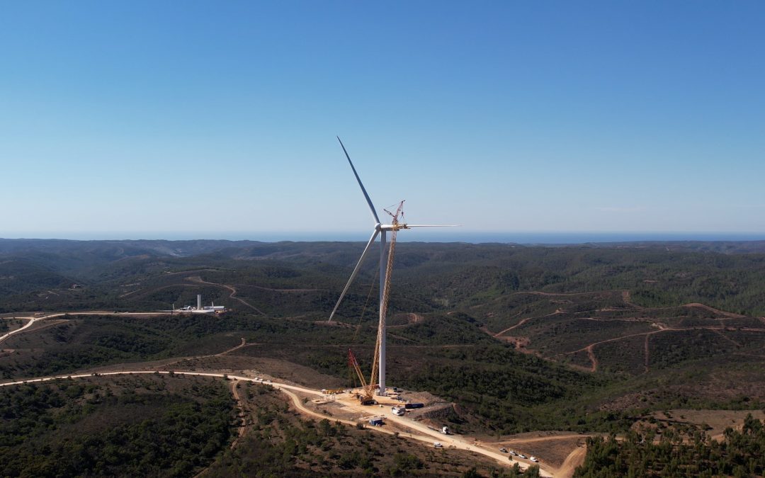 EDPR y Vestas completan la instalación de los mayores aerogeneradores de la Península Ibérica  
