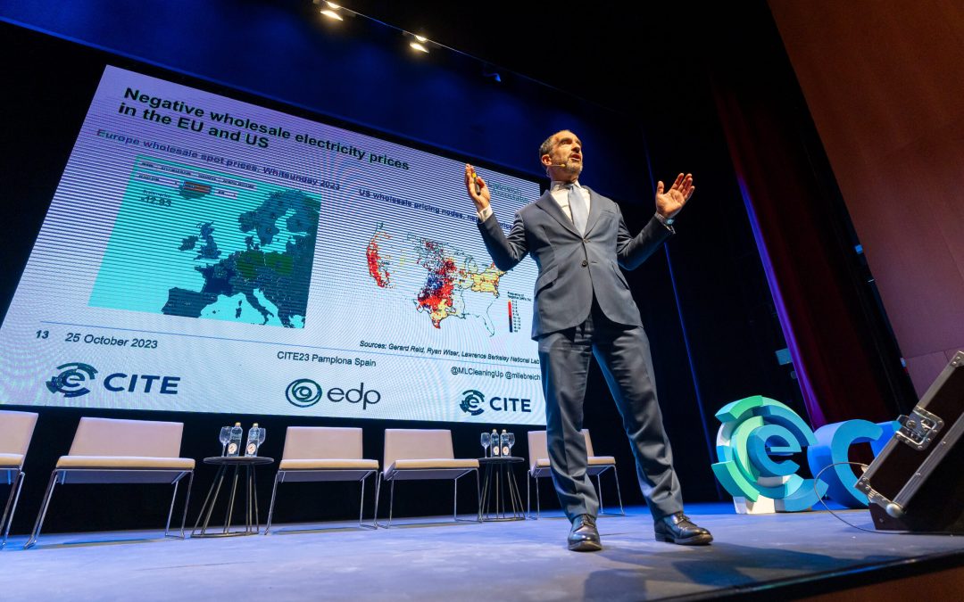 “Las renovables de Navarra ganarán el futuro porque ya lo están haciendo desde hace treinta años” dijo Michael Liebreich en el CITE23 