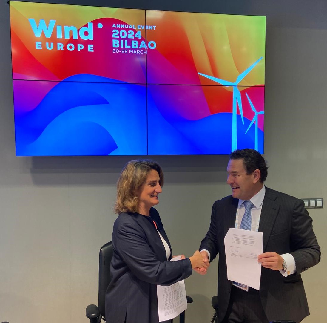 España firma el Wind Charter nacional, compromiso conjunto del sector eólico español y el Ministerio para la Transición Ecológica y el Reto Demográfico