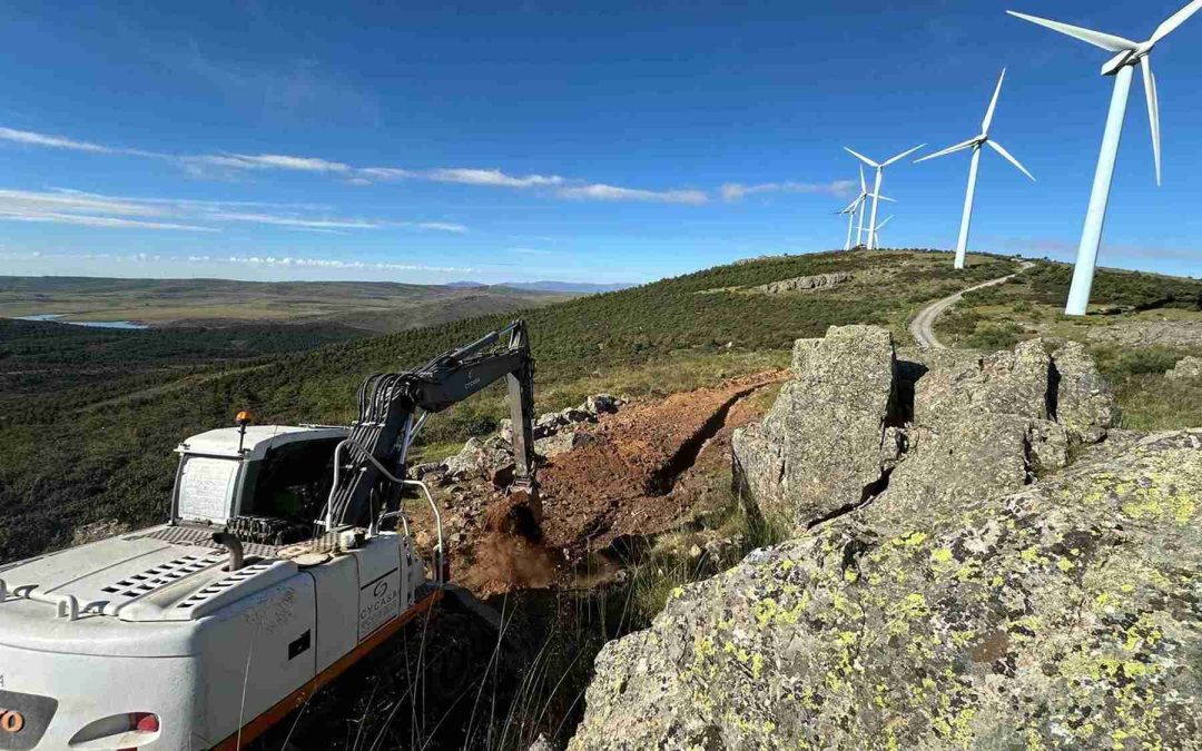 De 22 a 4 aerogeneradores, Endesa inicia la repotenciación más grande de una planta eólica en España