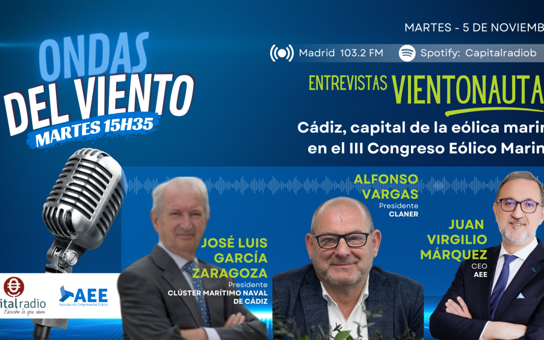 60º programa. Cádiz, capital de la eólica marina en el III Congreso Eólico Marino