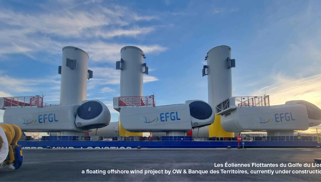Ocean Winds y Banque des Territoires adjudicados con un nuevo proyecto flotante de energía eólica marina de 250 MW en el Mediterráneo francés