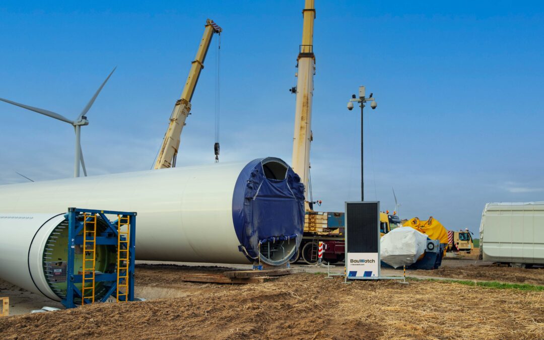 Soluciones de seguridad inteligentes para proteger los parques eólicos