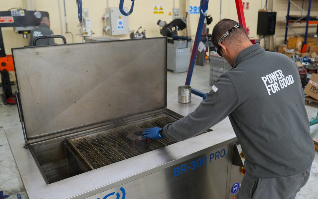 RES impulsa la economía circular reparando más de 18.000 componentes renovables