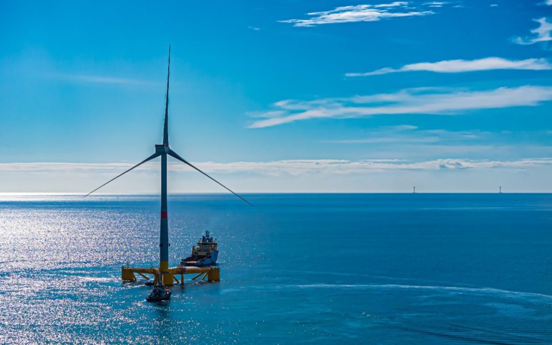 Ocean Winds completa la instalación de las turbinas eólicas marinas del primer proyecto eólico flotante en Occitania, Francia