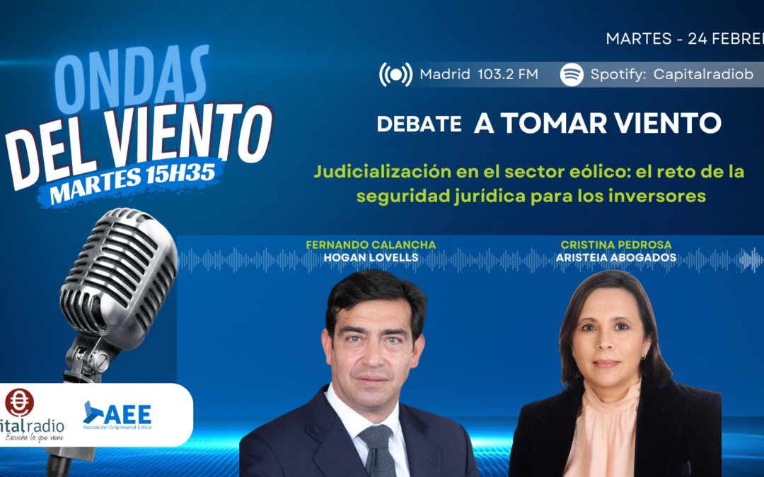 106º programa. Judicialización en el sector eólico: el reto de la seguridad jurídica para los inversores