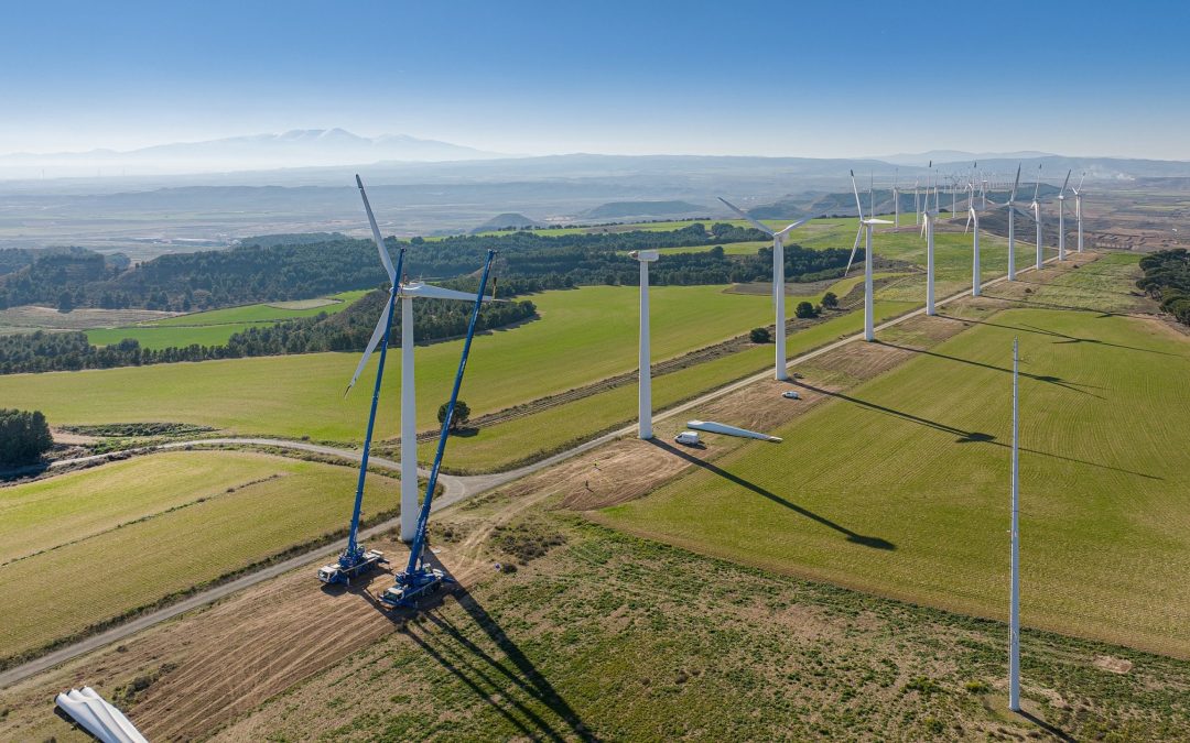 Statkraft valoriza el 98% de los residuos en la fase de desmantelamiento de su repotenciación eólica en Navarra