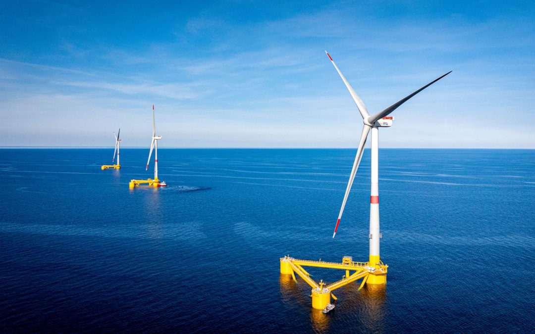 Ocean Winds genera su primera electricidad del proyecto eólico marino flotante en Francia