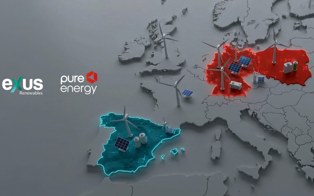 Exus y Pure Energy establecen una alianza comercial para impulsar la gestión integral de activos energéticos en Europa